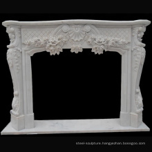 Customized design Italian Marble Natural Marble Fireplace Mantel